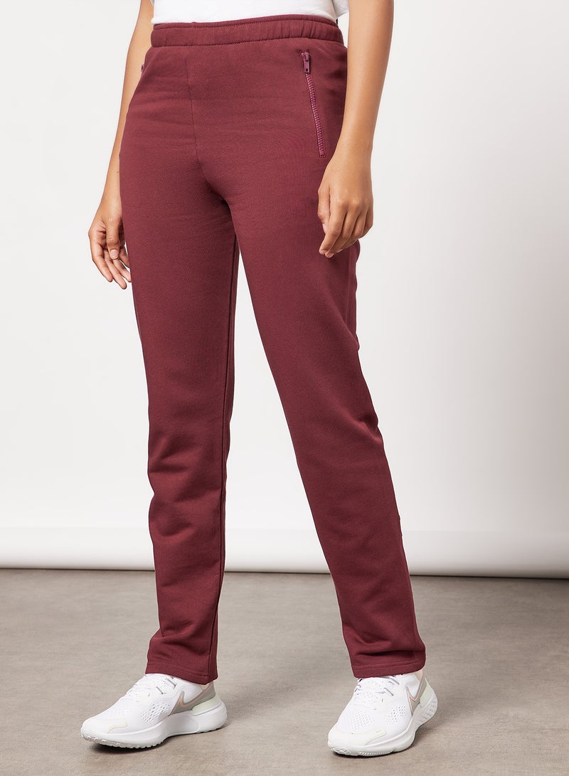 Les Girls Les Boys - Straight Leg Sweatpants Maroon - Image 1