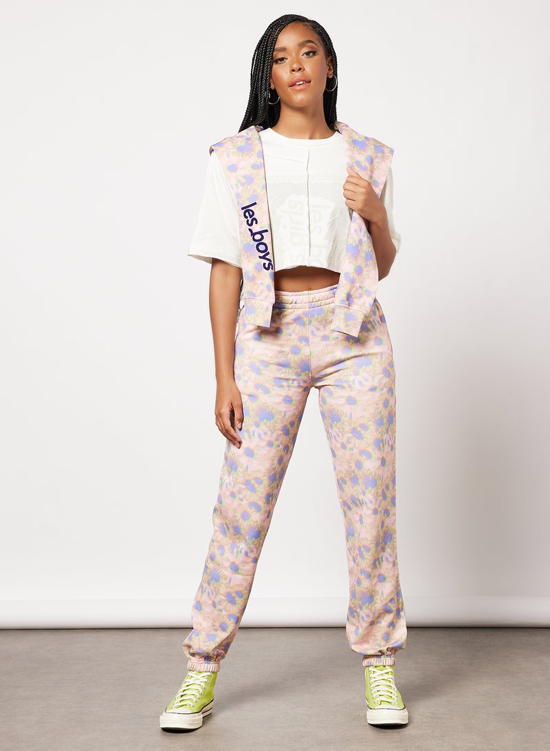 Hazy Daisy Print Joggers Multicolour - v1646301715/N50315146V_4