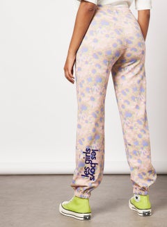 Hazy Daisy Print Joggers Multicolour - v1646301717/N50315146V_2