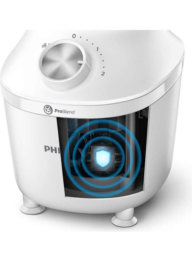 Philips - 3000 Series Blender HR2191/20 White - Image 1