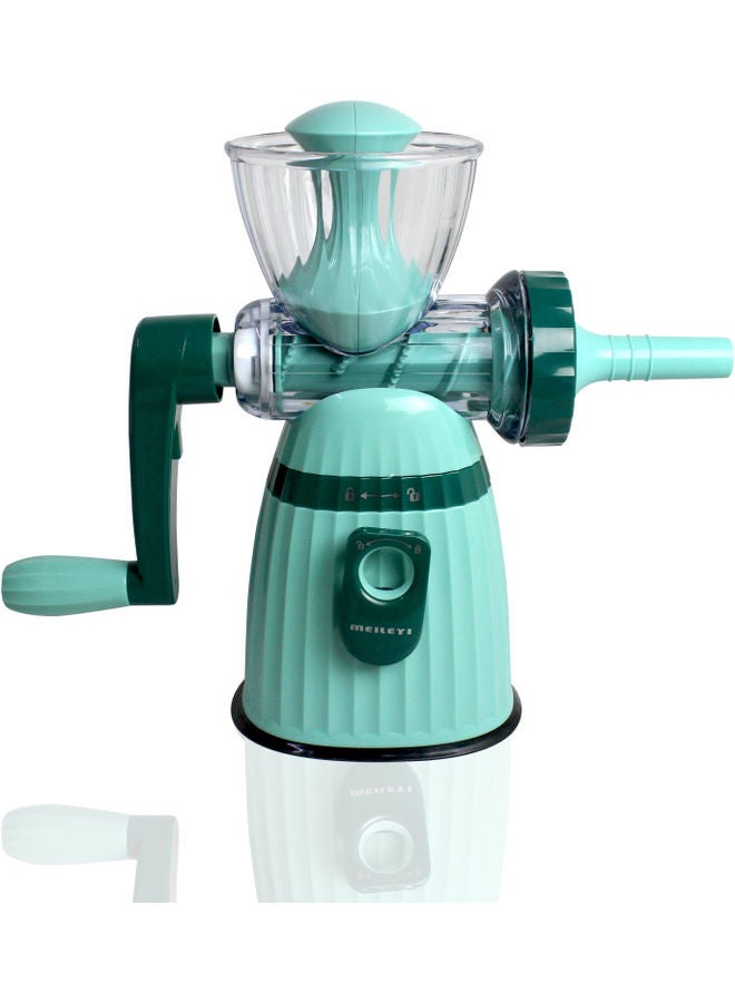 Meileyi - Manual Meat Mincer Blue/Green/Clear 500ml - Image 1