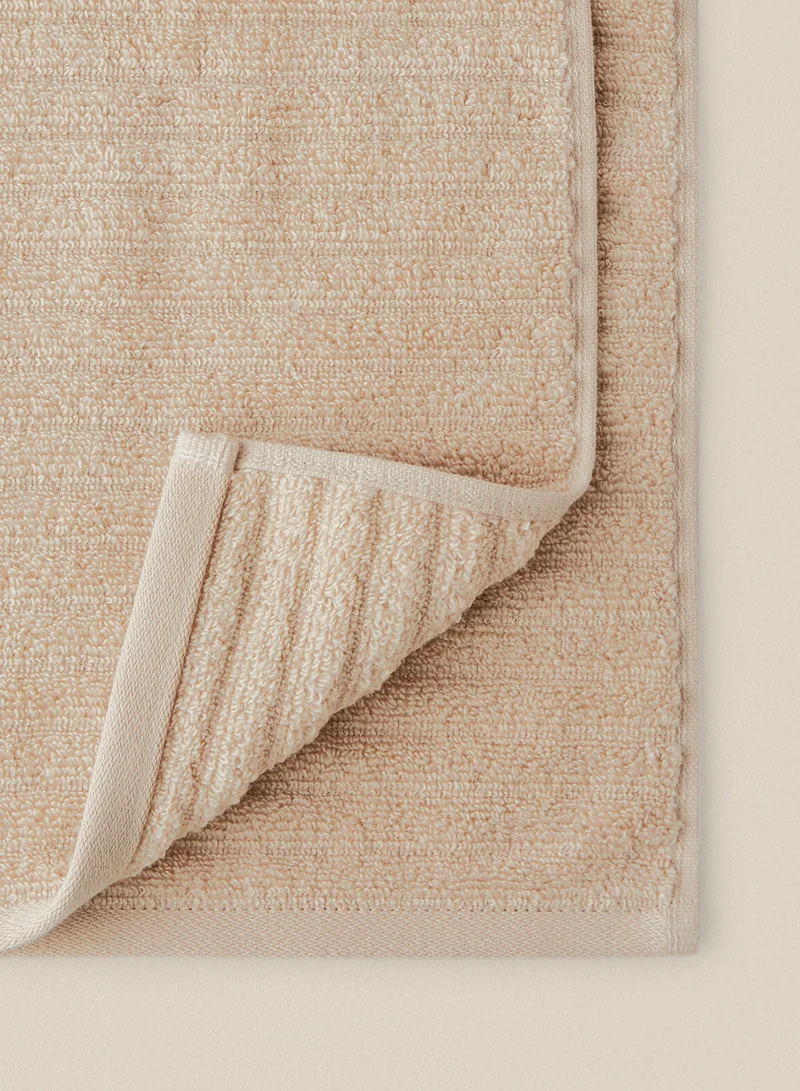 Noon East 10 Piece Bathroom Towel Set - 450 GSM 100% Cotton Ribbed - 10 Hand Towel - Highly Absorbent - Fast Dry Linen 40 x 70cm