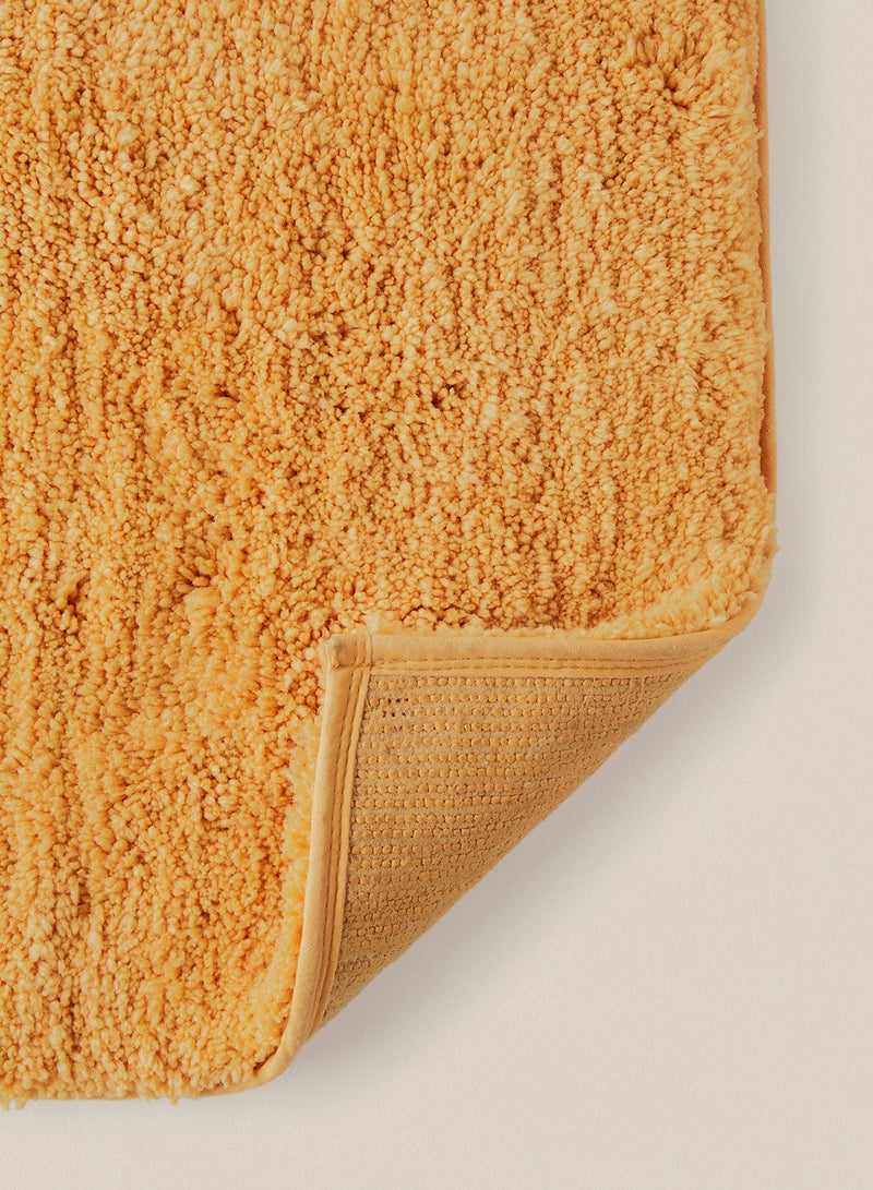 Noon East - Bath Mat - 100% Polyester 1500 GSM - Urban Living Charisma Bathroom Mat - Hot Melt Backing - Soft And Cushion Gold 50 x 80cm - Image 1