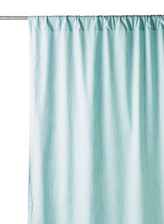 Cotton Rich Home Essential Mietta Slub Textured Curtain Pair Aqua 137 x 240cm - v1646303262/N45397041A_3