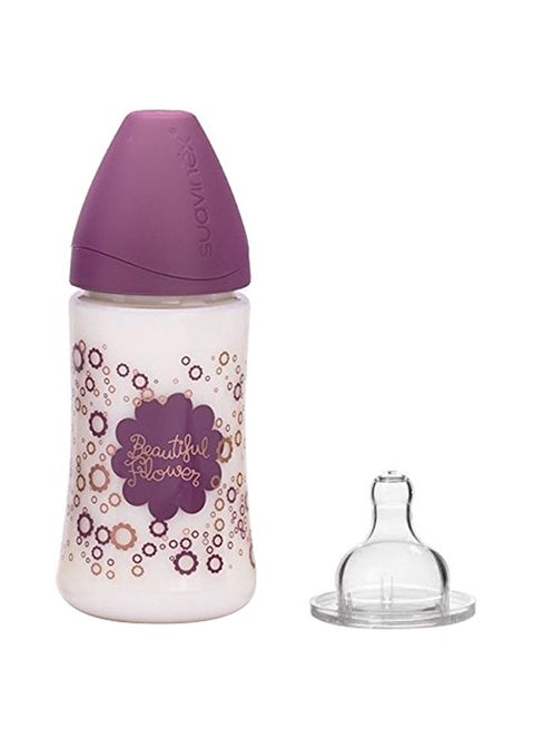 Premium Wide Neck Beautiful Flower Feeding Bottle