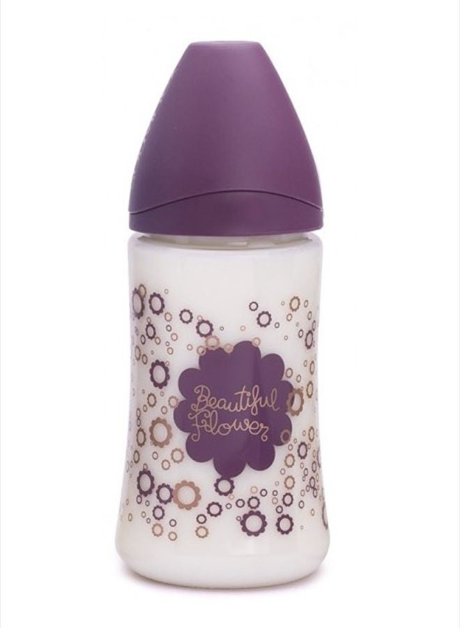 Premium Wide Neck Beautiful Flower Feeding Bottle