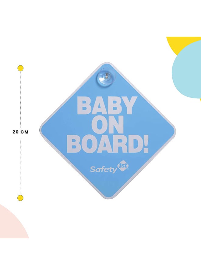 Safety 1st Baby on Board Sign - Assorted  - Image 4