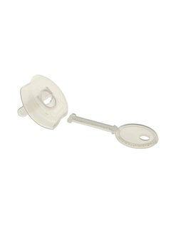 dreambaby 12-Piece Outlet Plugs and Keys Set - Clear  - Image 3