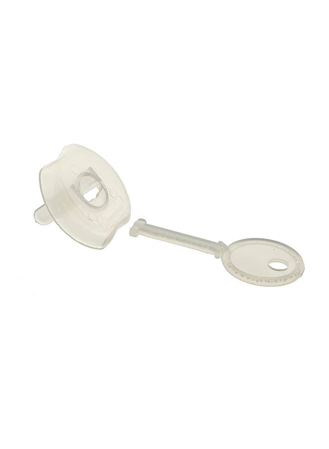 dreambaby - 12-Piece Outlet Plugs and Keys Set - Clear - Image 1