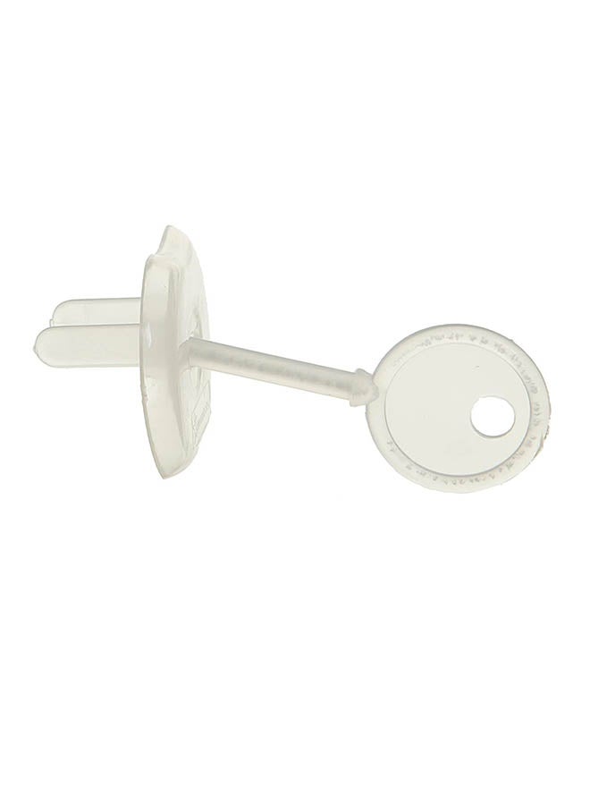 dreambaby - 12-Piece Outlet Plugs and Keys Set - Clear - Image 1