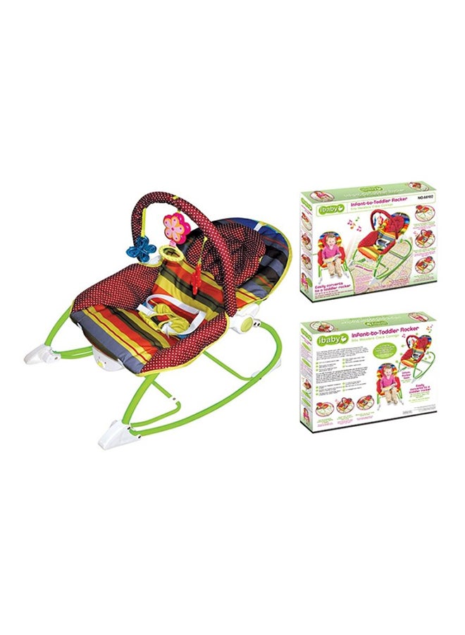 آي بيبي كرسي هزاز ملائم للأطفال حديثي الولادة وحديثي المشي - Image 1