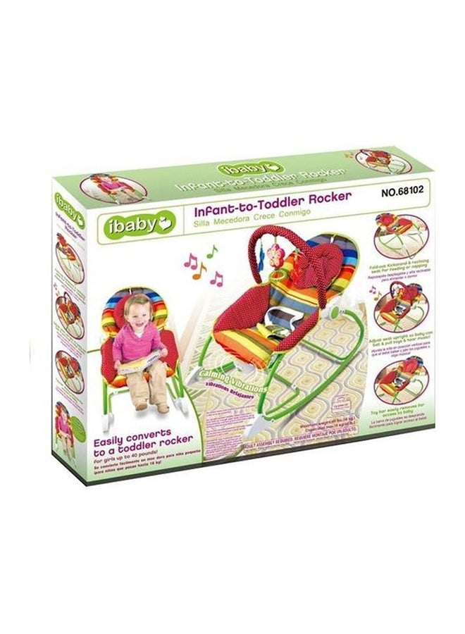 آي بيبي كرسي هزاز ملائم للأطفال حديثي الولادة وحديثي المشي - Image 2