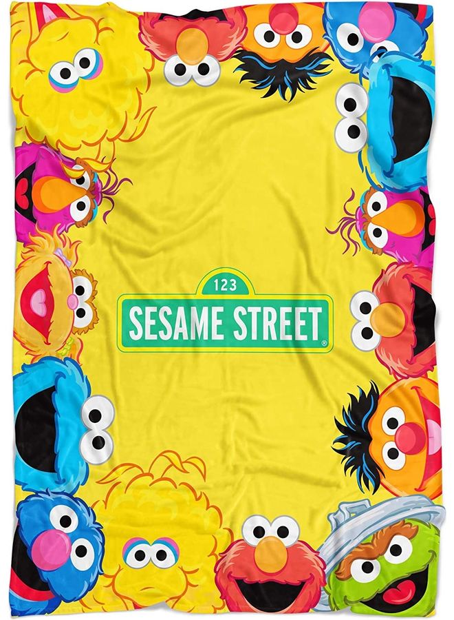 Sesame Street - 2-Pieces Bed Sheet Set Polyester Multicolour 180x240cm - Image 1