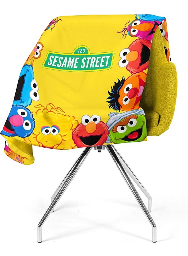 Sesame Street - 2-Pieces Bed Sheet Set Polyester Multicolour 180x240cm - Image 1