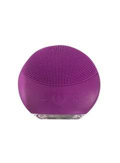 ARTLOOK Luna Rechargeable Silicone Brush Facial Skin Massager Purple 10x9x7cm  - Image 2