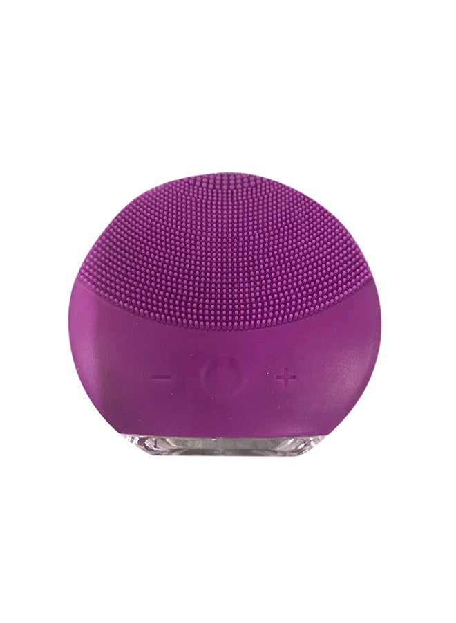ARTLOOK Luna Rechargeable Silicone Brush Facial Skin Massager Purple 10x9x7cm  - Image 2