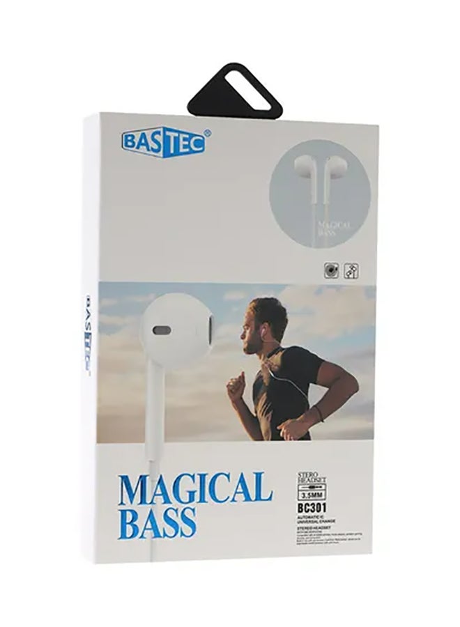 باس تيك سماعة رأس أبيض - Image 4