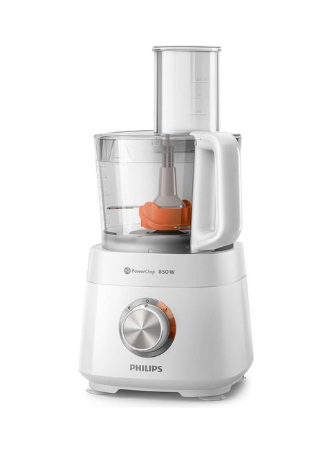محضر طعام مضغوط 850 W HR7520/01 أبيض