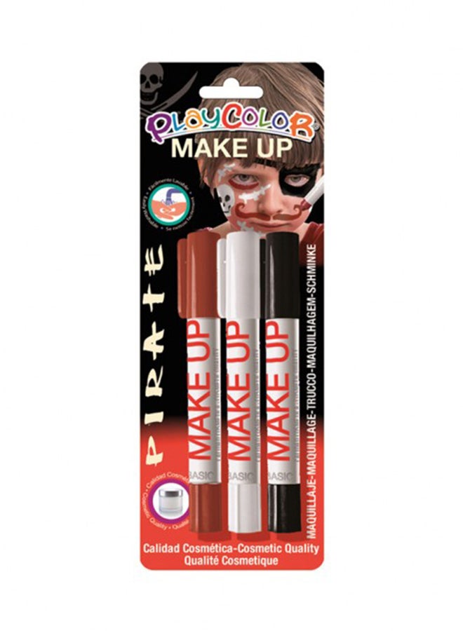 Make up Thematic Pocket, Pirate Bl, 3 Count 8.5x2x23.8cm