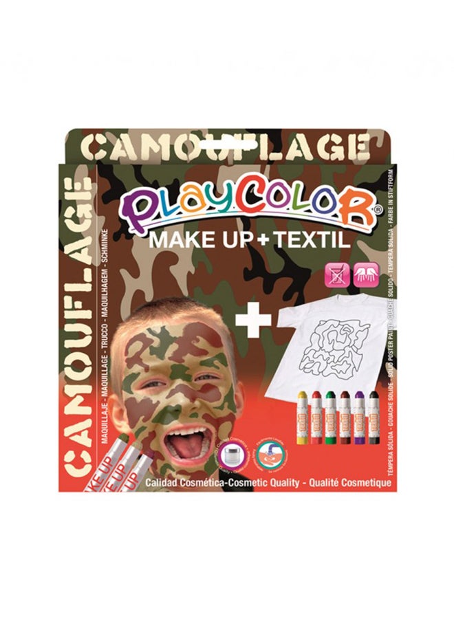 Playcolor Thematic Camouflage Face Colour Pack  - Image 1