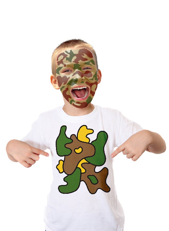 Playcolor Thematic Camouflage Face Colour Pack  - Image 2