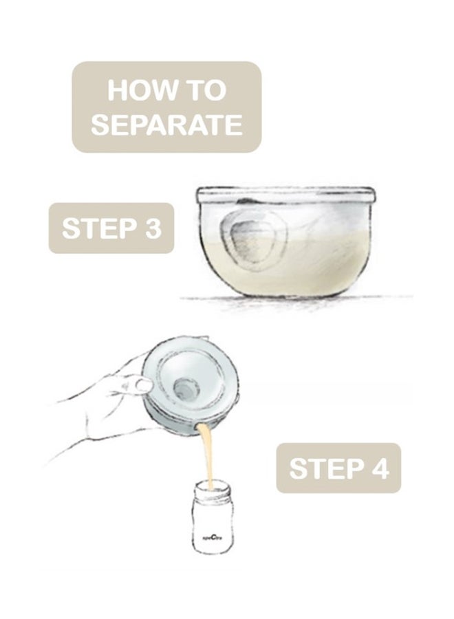 Spectra - Handsfree Cup Breast Pump Set, Clear - 24mm - Image 1