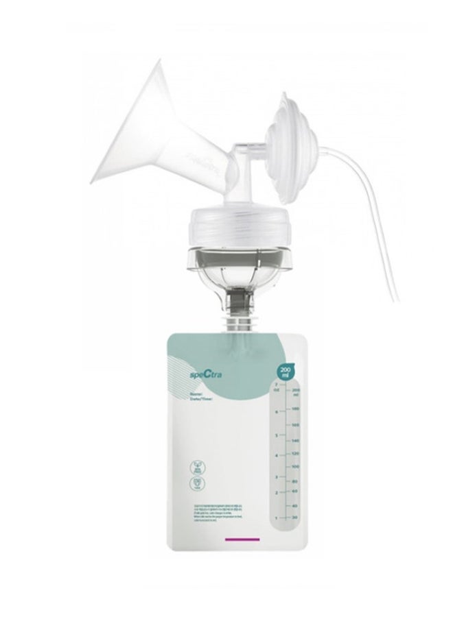Spectra Easy Breast Milk Bags With Connector - 200ml,Pack Of 10 - Image 1