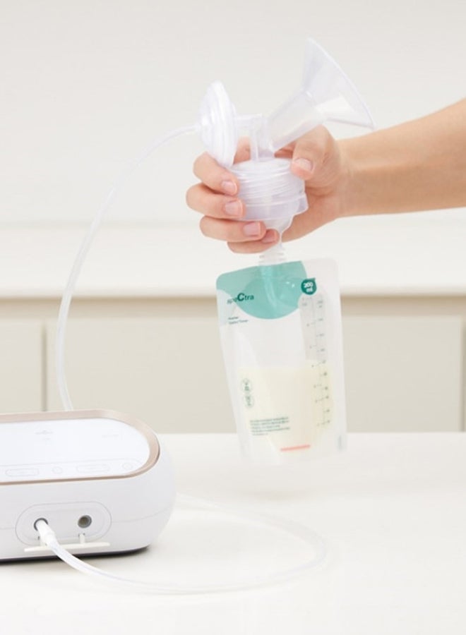 Spectra Easy Breast Milk Bags With Connector - 200ml,Pack Of 10 - Image 4