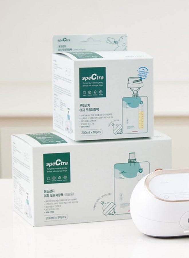 Spectra Easy Breast Milk Bags With Connector - 200ml,Pack Of 10 - Image 5