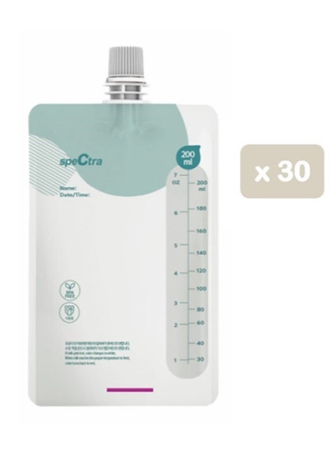 Spectra Easy Breast Milk Bags - 200ml,Pack Of 30 - Image 2