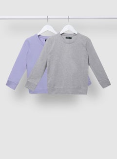 Grey/Light Purple