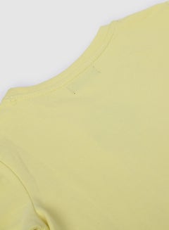 QUWA Boys Elegant Graphic Printed Crew Neck Sweatshirt Yellow/Blue  - Image 4