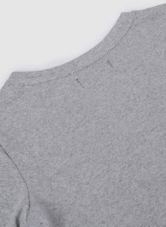 QUWA Boys Comfortable Graphic Printed Crew Neck Sweatshirt Light Grey  - Image 4