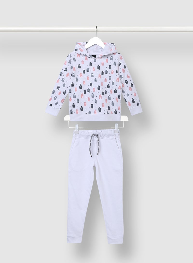 قوة طقم ملابس مكون من جاكيت وبنطال رياضي خفيف للركض للأولاد - Image 1