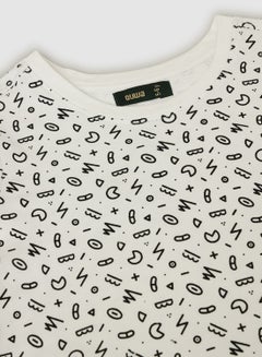 QUWA Boys Trendy All Over Printed Cotton Casual Sweatshirt Multicolour  - Image 3
