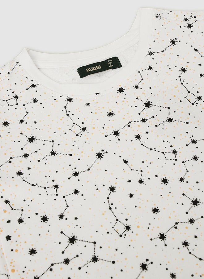 QUWA - Trendy Boys All Over Printed Sweatshirt Multicolour - Image 1