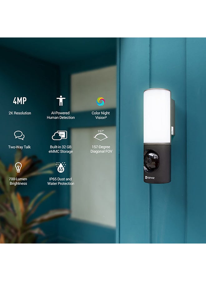 EZVIZ - LC3 2K+ Smart Outdoor Security Camera With Floodlight, Built-in 32G Storage - Image 1
