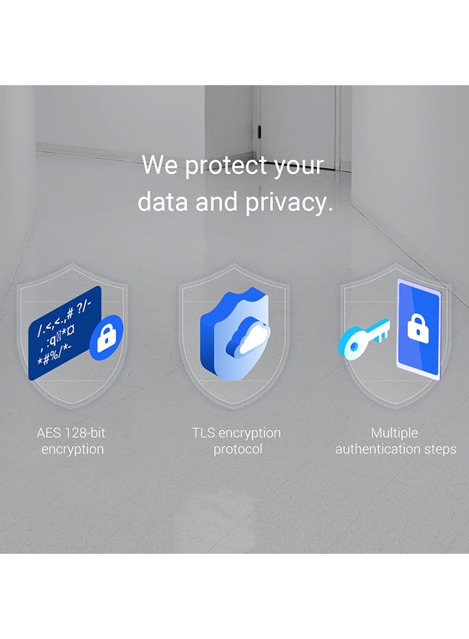 إيزفيز - جرس وفيديو لاسلكي برنين وبطاريةٍ قابلةٍ لإعادة الشحن وكاميرا أمنية تعمل لاسلكياً للمنزل الذكي طراز DB2C - Image 1