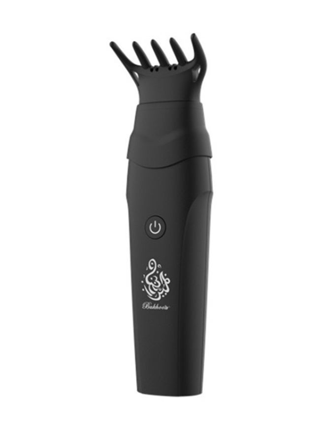 Bukhoor Electronic Portable Incense Burner With Hair Comb Black ‎340grams  - Image 2