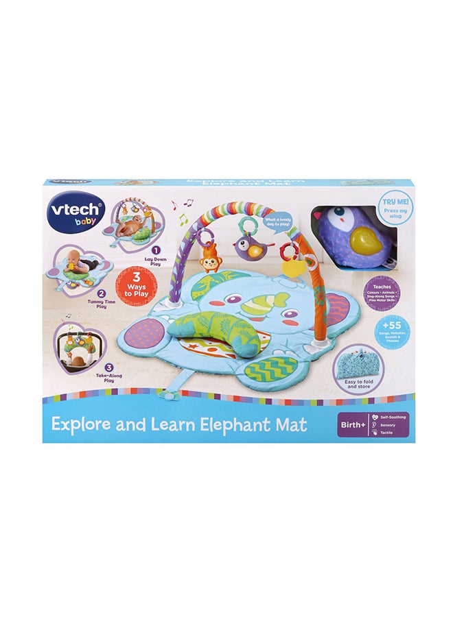 vtech - Explore And Learn Elephant Mat 34.1x60.3x43.3cm - Image 1