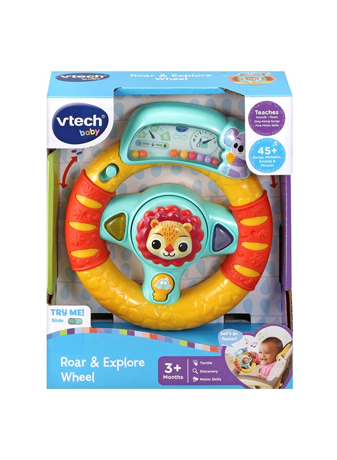 vtech Roar And Explore Wheel 21.6x17.5x7.3cm  - Image 2