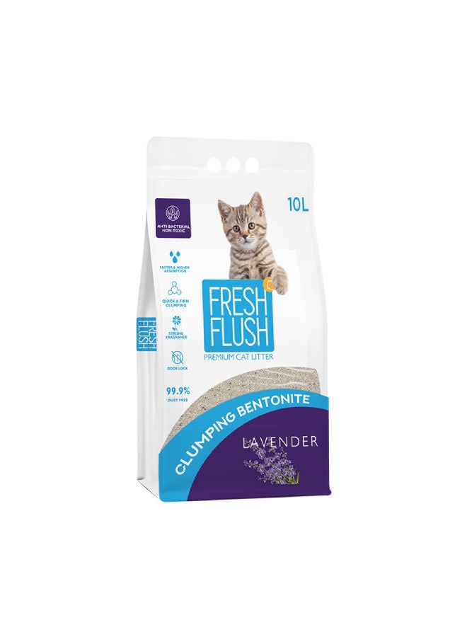 فريش فلاش Bentonite Lavender Anti Bacterial Multicolour 10Liters