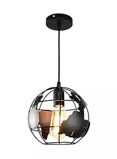 Generic Globe Shaped LED Chandelier With Bulb Black 130x30x30cm  - Image 1