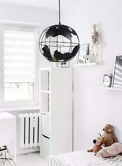 Generic Globe Shaped LED Chandelier With Bulb Black 130x30x30cm  - Image 4