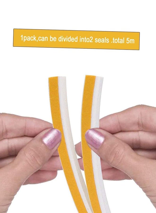 Sharpdo Windproof And Rainproof Strip White/Yellow 196.8inch - Image 3