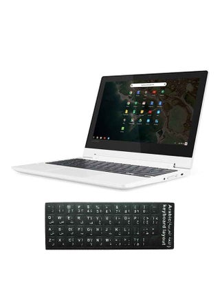 Chromebook C330 Convertible 2-In-1 Laptop With 11.6-Inch HD IPS Display, MediaTek MT8173C Processor/4GB RAM/64GB eMMC/Chrome OS/Integrated PowerVR GX6250 And Arabic Label Keyboard Sticker English Blizzard White - v1646319671/N52801672A_1