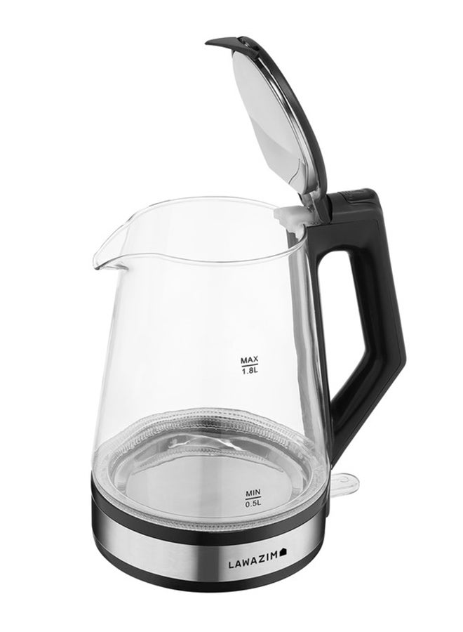 LAWAZIM Glass Kettle 1.8 L 1500 W 50037 Clear  - Image 3
