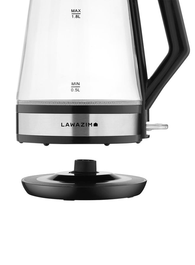 LAWAZIM Glass Kettle 1.8 L 1500 W 50037 Clear  - Image 4