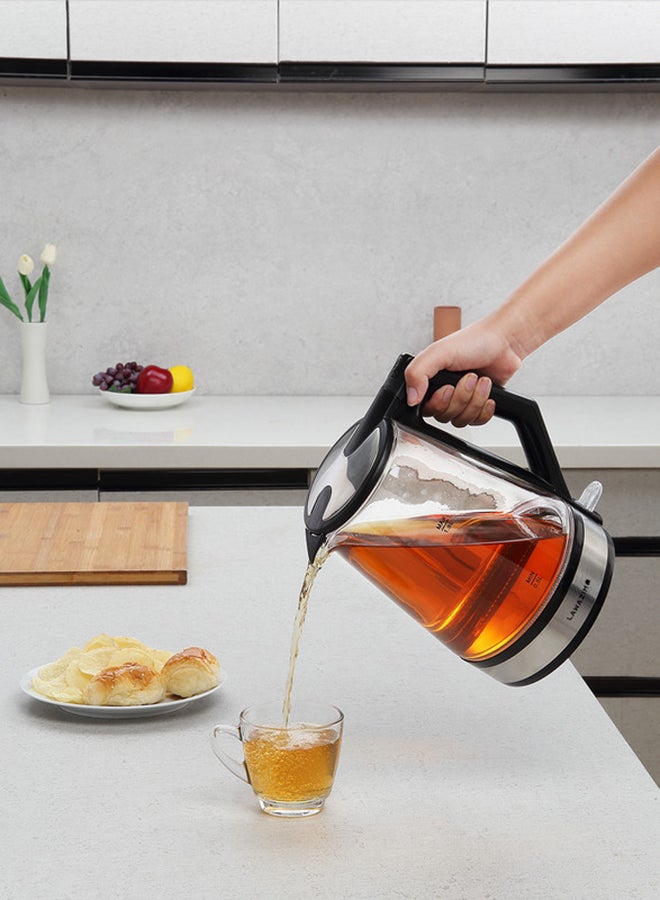 LAWAZIM Glass Kettle 1.8 L 1500 W 50037 Clear  - Image 5