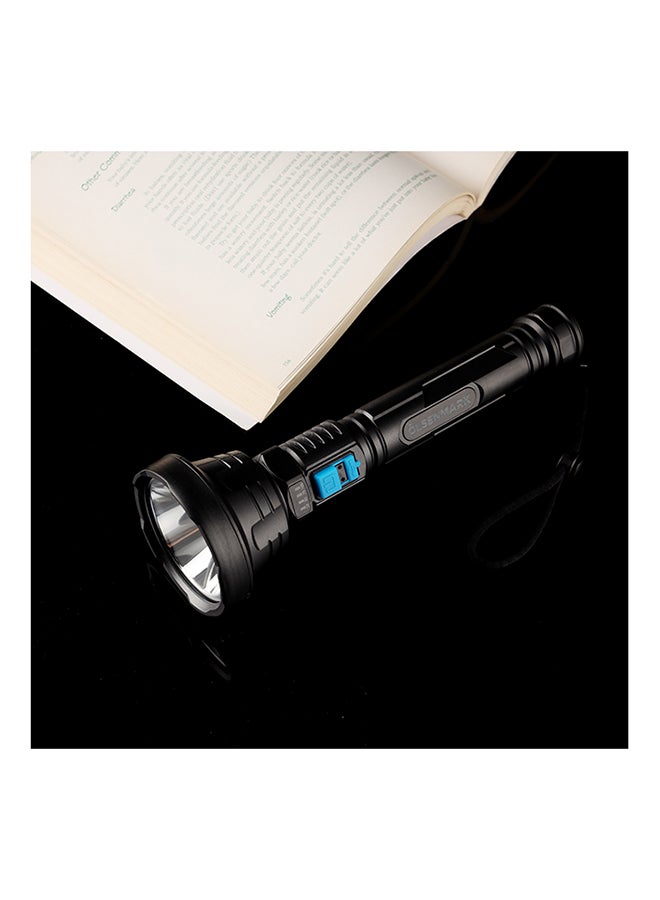 Olsenmark Rechargeable LED Flashlight Torch Black 0.361kg  - Image 3
